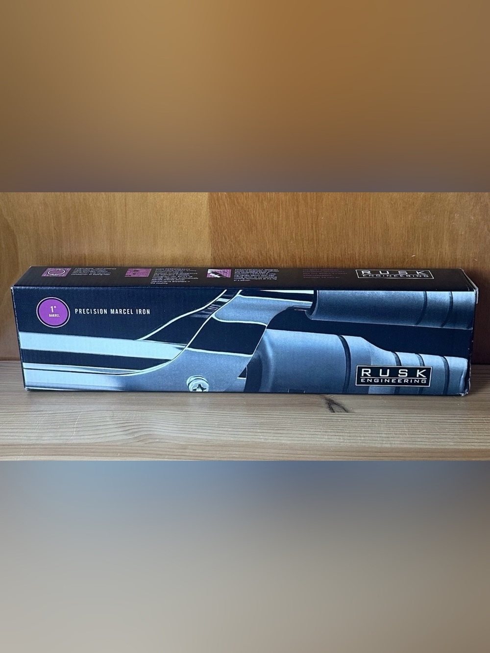 RUSK RE007 1” Barrel Professional Precision Marcel Curling Iron NIB Discontinued